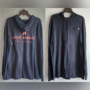 Simply Southern Turtle Logo Long Sleeve Hoodie